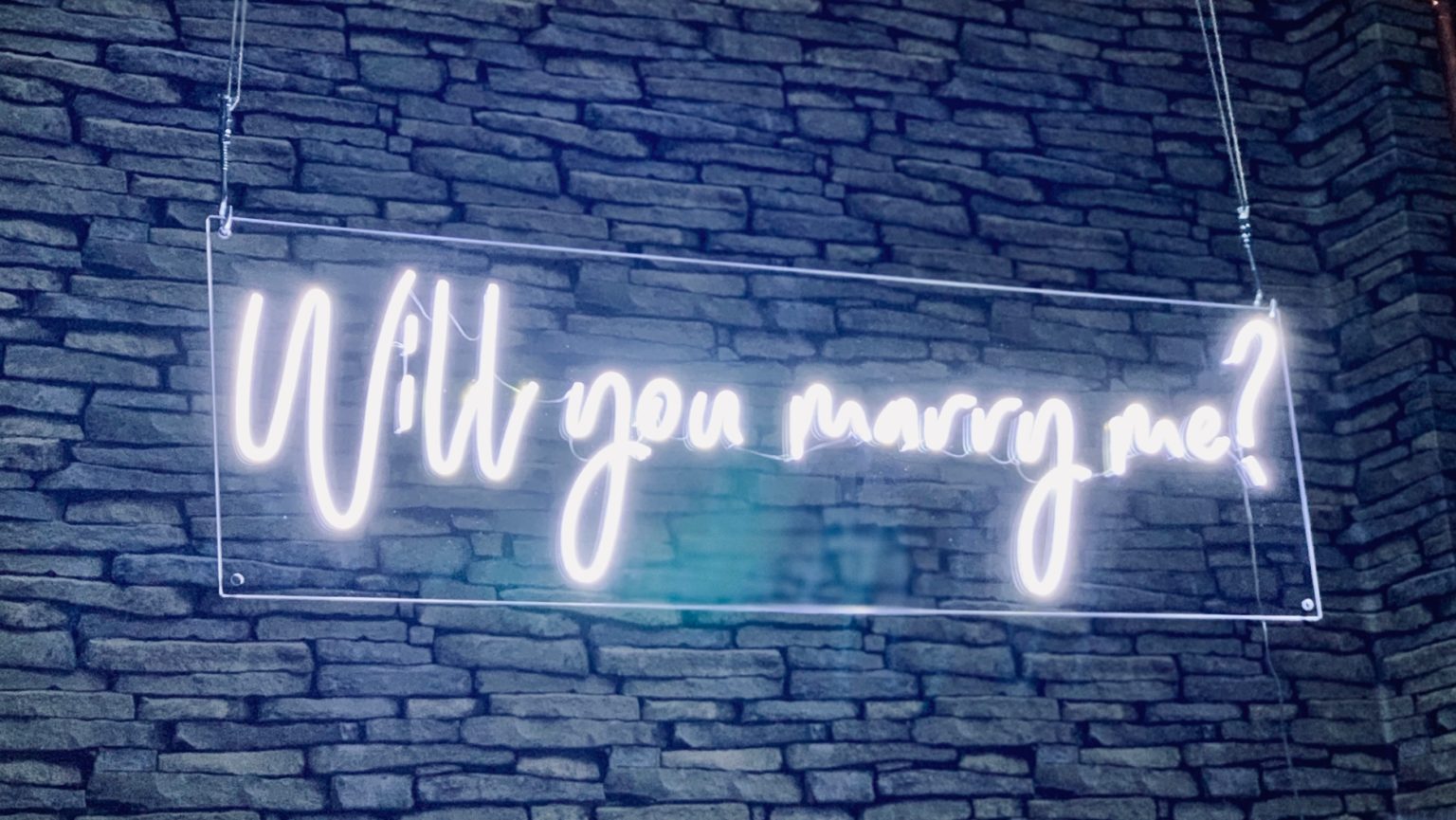 Wedding & Party Neon Signs for Hire or Personalised